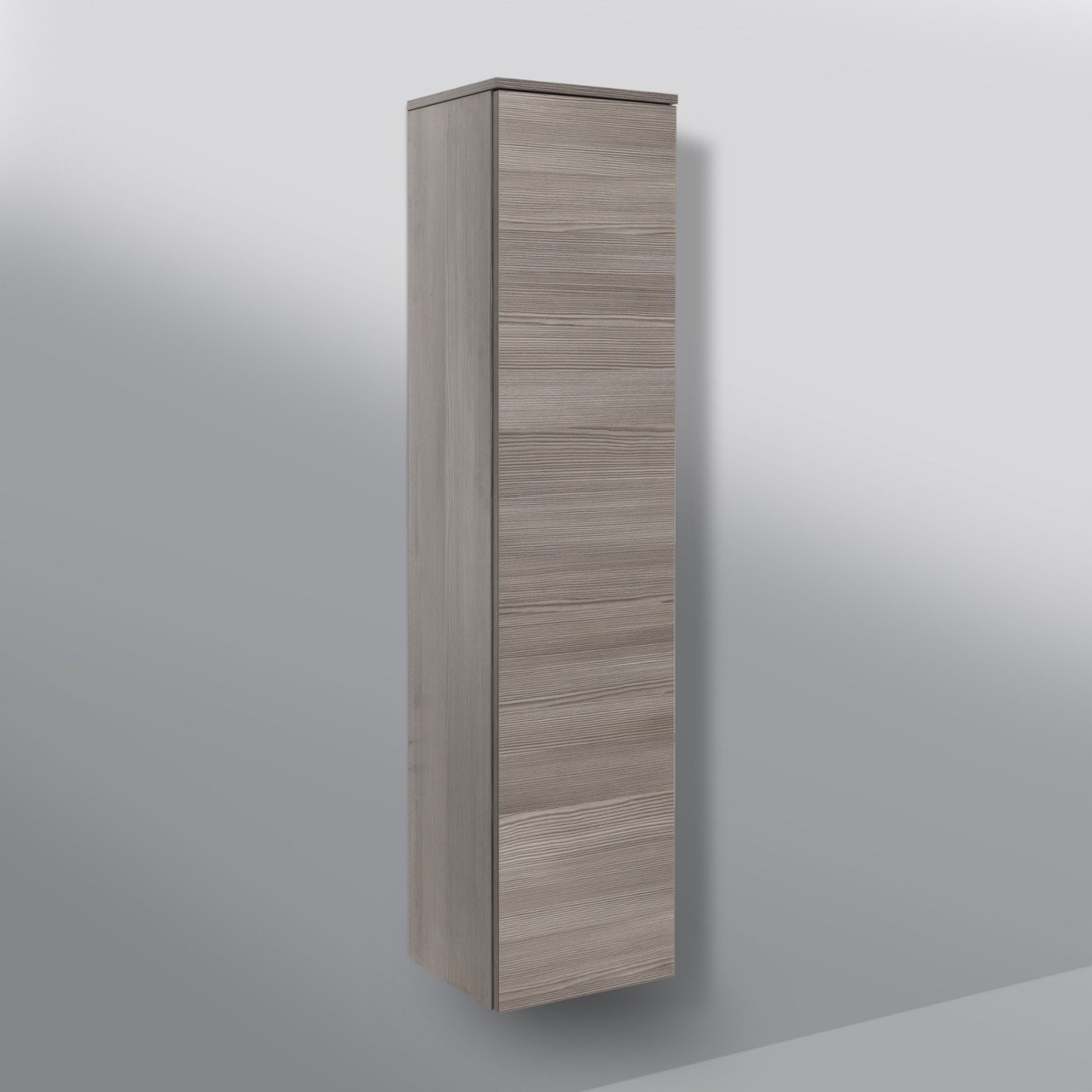 Bad Hochschrank Seitenschrank Grifflos H/B/T 141,6/35/32,5cm, vormontiert