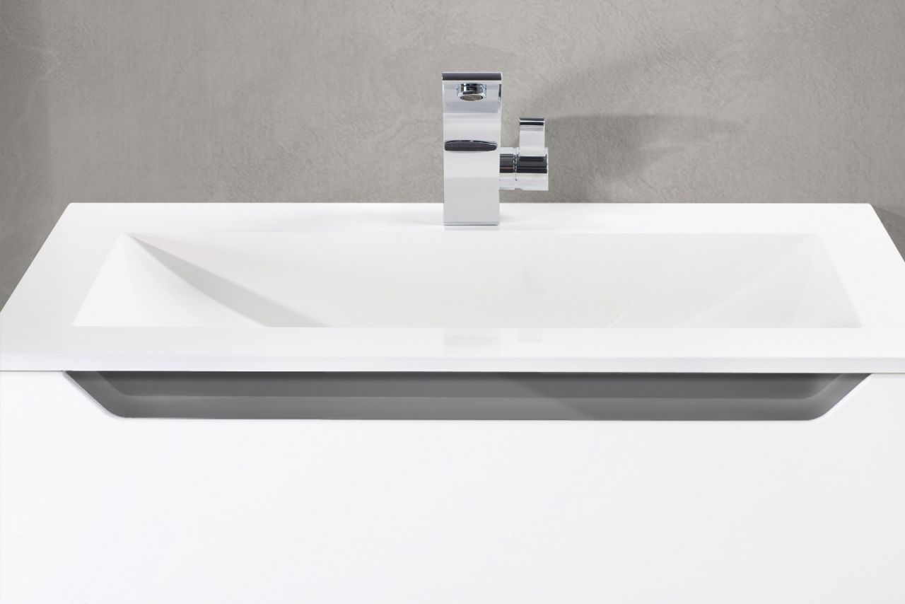 Badmöbel Monza, Waschtisch mit Unterschrank 80cm, Made in Germany
