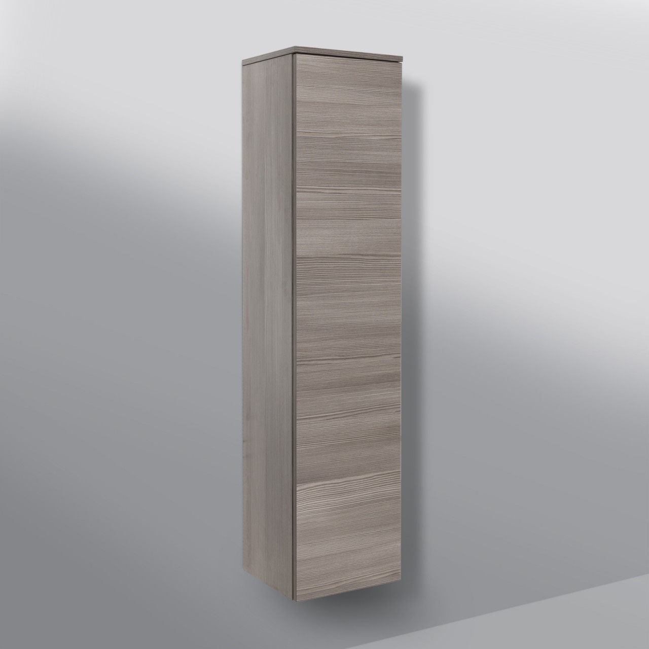 Bad Hochschrank Seitenschrank Grifflos H/B/T 141,6/40/32,5cm, vormontiert