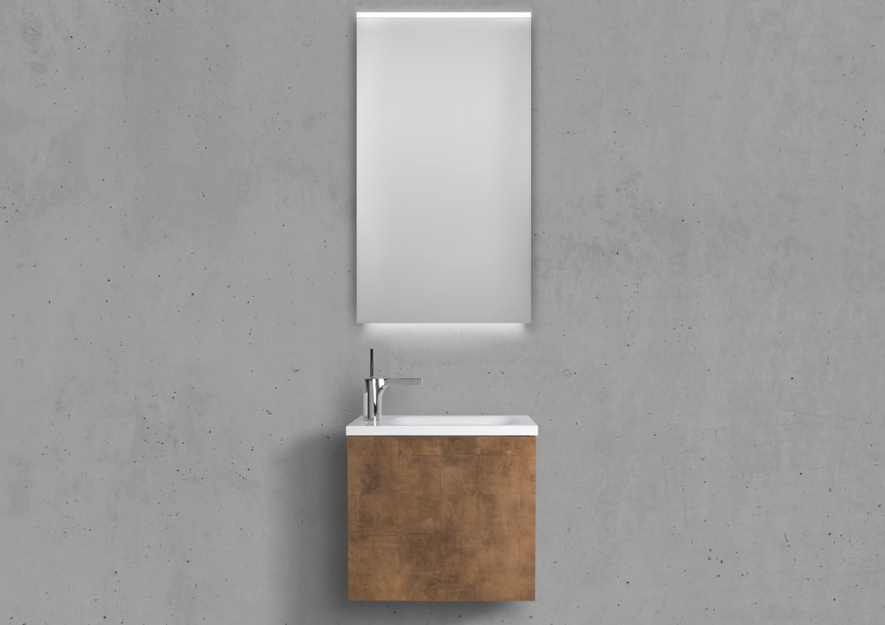 Intarbad Rimini Gäste WC Badmöbel Set, Made in Germany