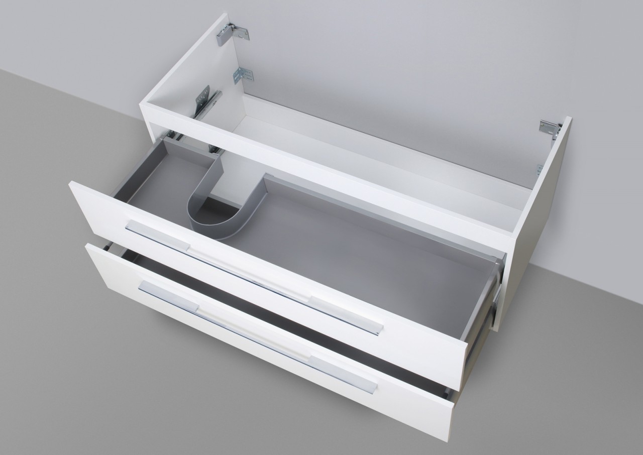 Waschtisch Unterschrank zu Laufen Kartell 120 cm Ablage rechts