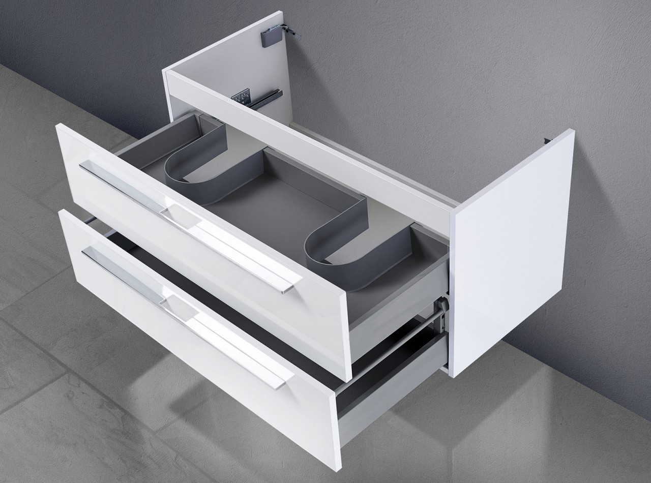 Waschtisch Unterschrank zu Laufen Pro S Doppelwaschtisch 130 cm Waschbeckenunterschrank
